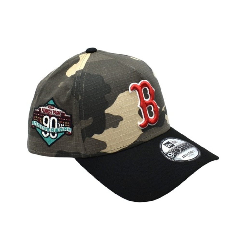 New Era 9FORTY Boston Red Sox Camo Crown MLB Snapback Hat Cap Fenway Park 90th
